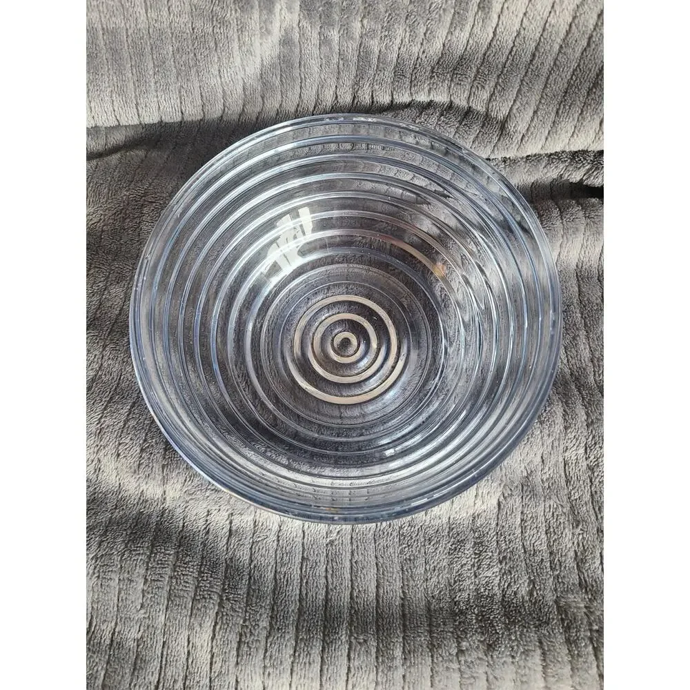 Vintage Anchor Hocking Manhattan ribbed pattern glass 6